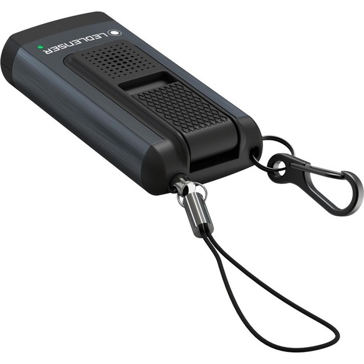 Ledlenser K6R Safety Schlüsselanhängerleuchte grau/schwarz