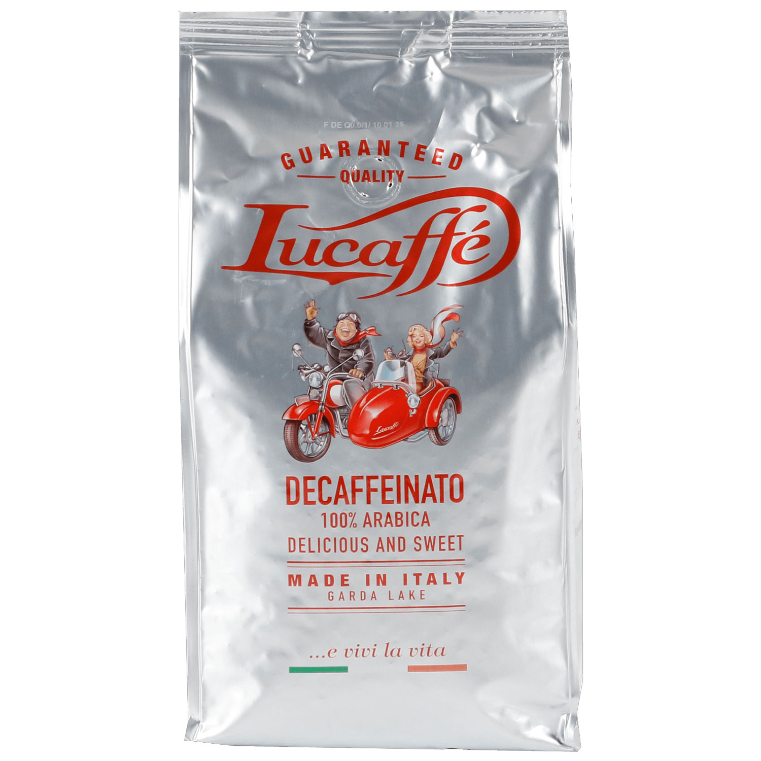 Lucaffé Decaffeinato Kaffeebohnen entkoffeiniert 700g