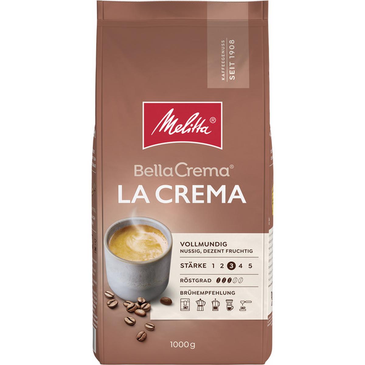 Melitta BellaCrema La Crema Kaffeebohnen 1kg