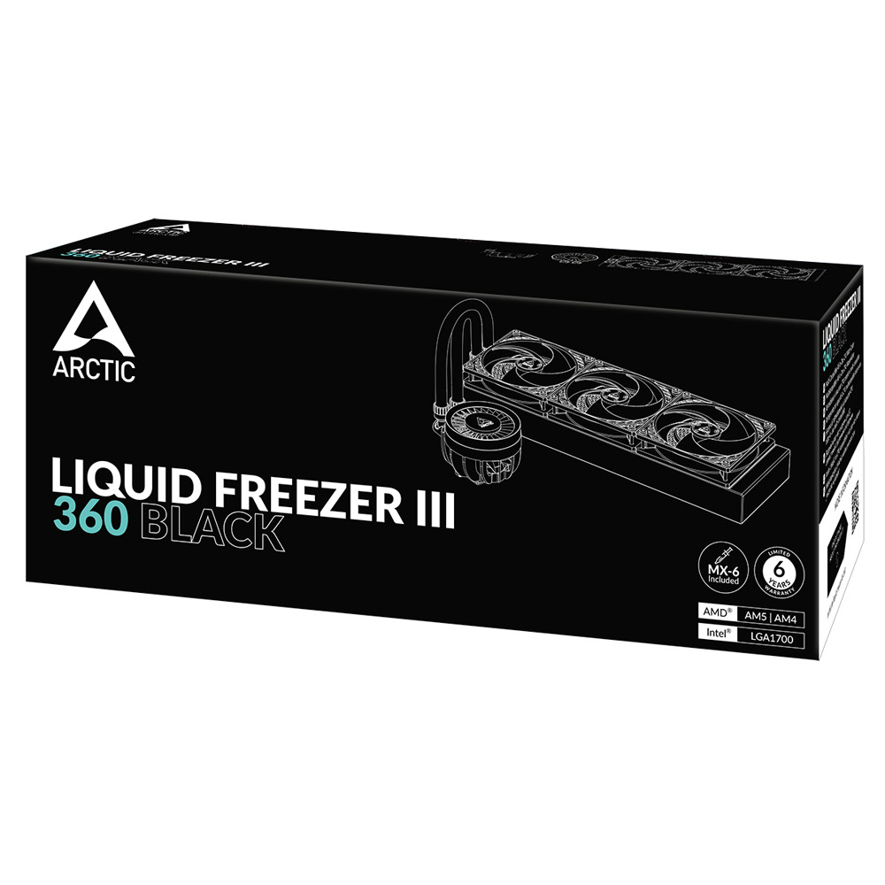 Arctic Liquid Freezer III 360 AIO CPU Wasserkühler schwarz