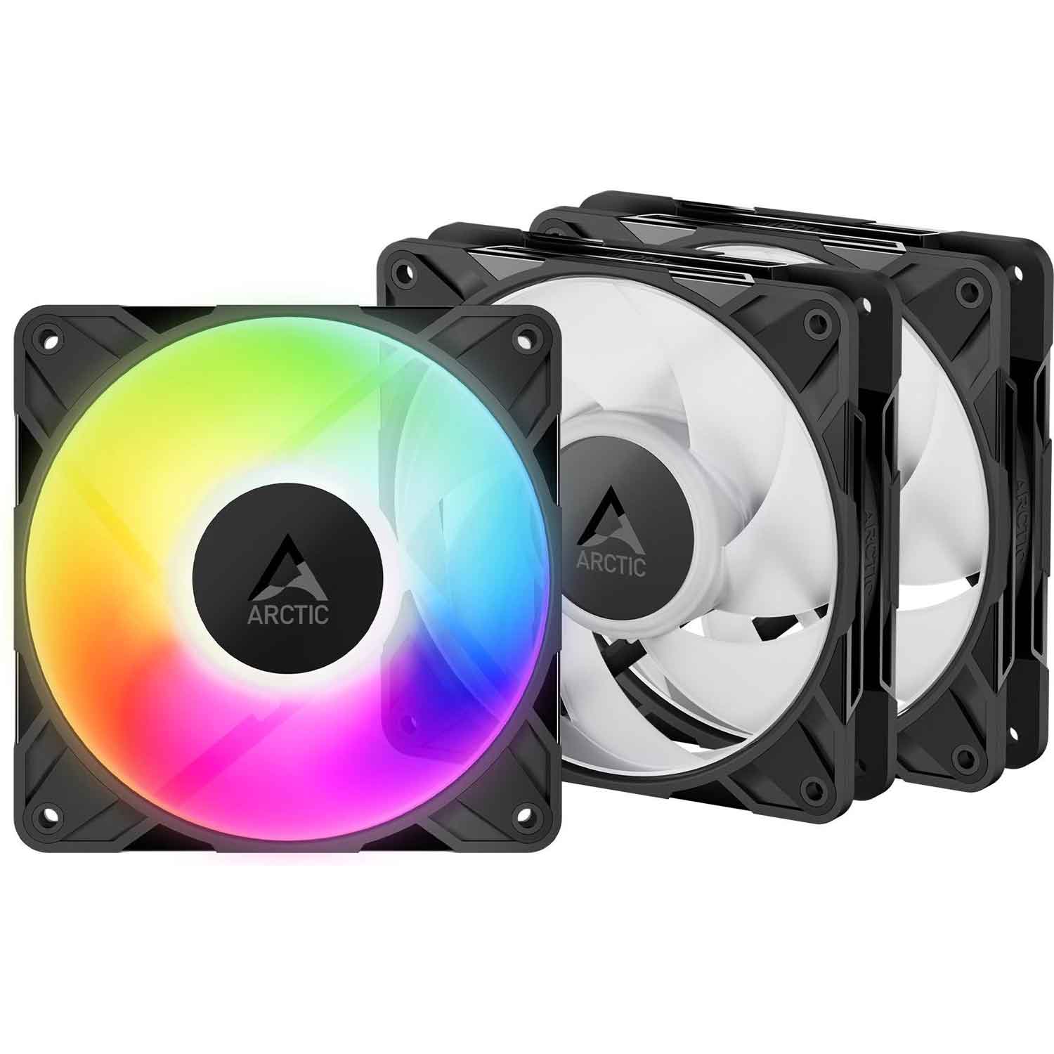 ARCTIC P12 Pro A-RGB 120mm PWM Lüfter 3er Pack schwarz