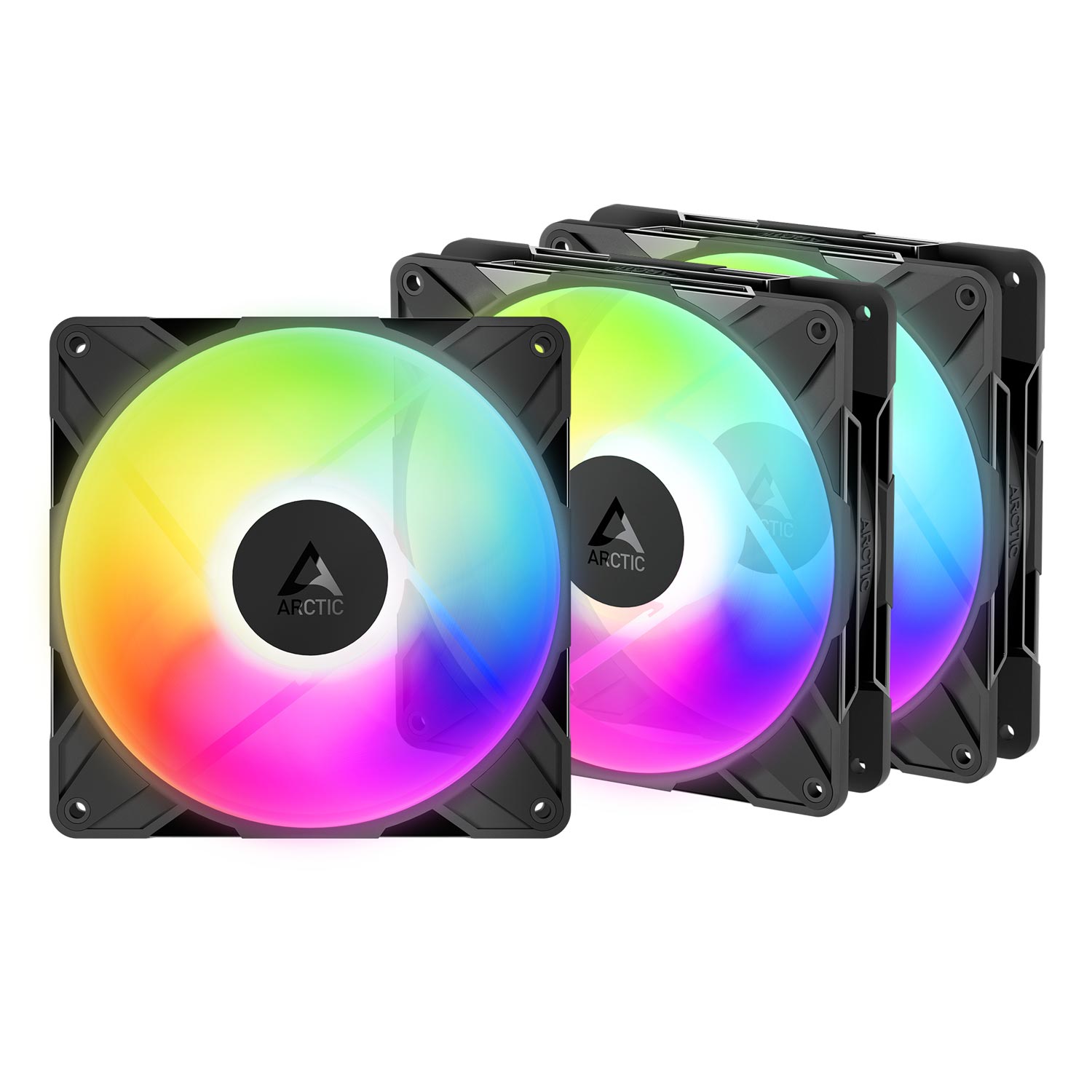 Arctic P14 Pro Reverse A-RGB 3er-Pack 140mm PWM Lüfter schwarz