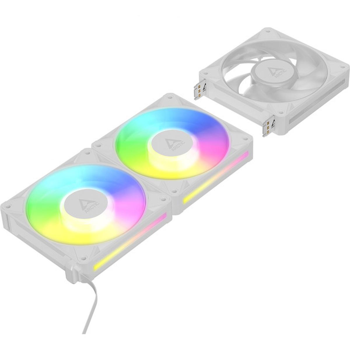 Arctic BioniX P12 A-RGB 120mm PWM Lüfter 3er-Pack weiß