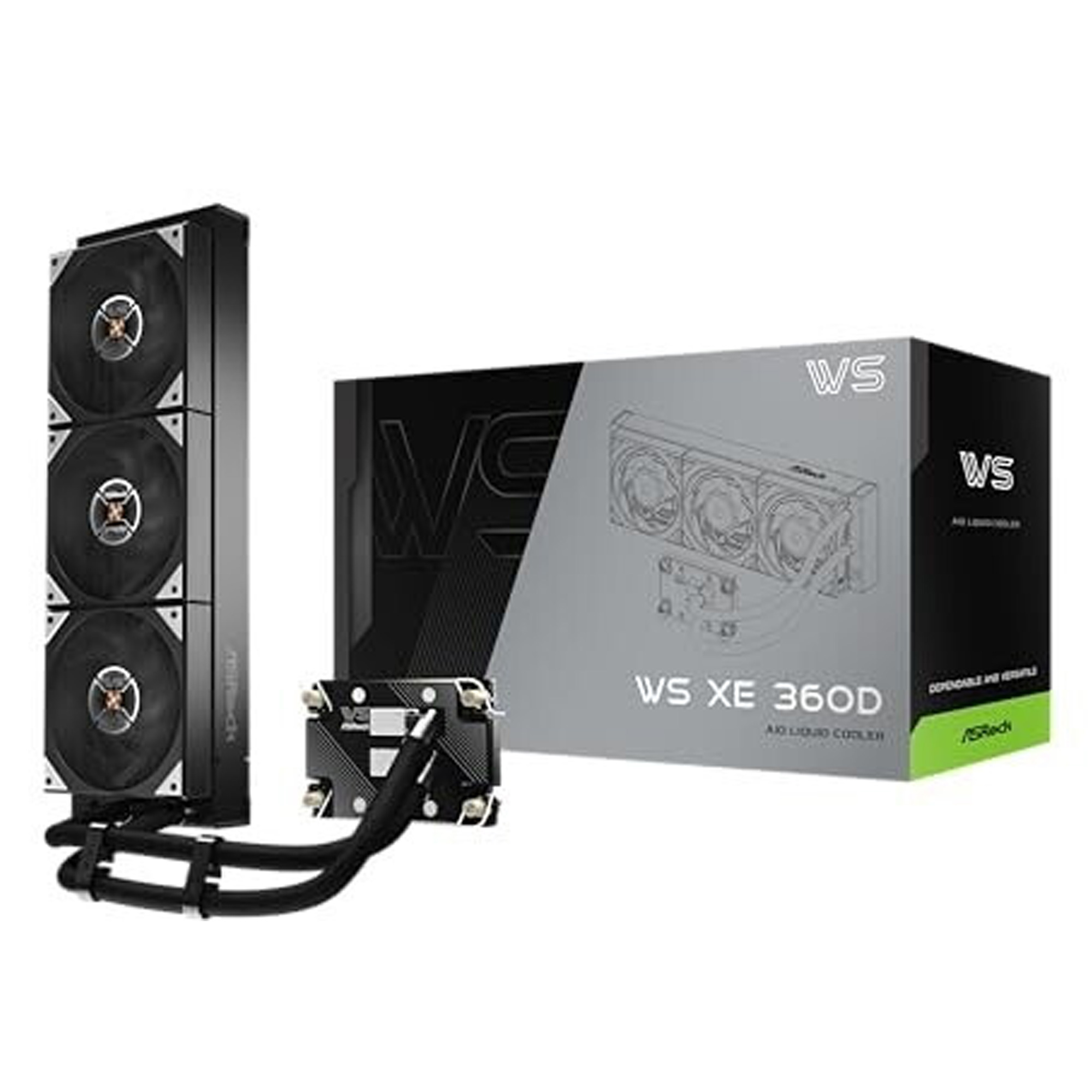 ASRock WS XE 360D CPU-Wasserkühlung