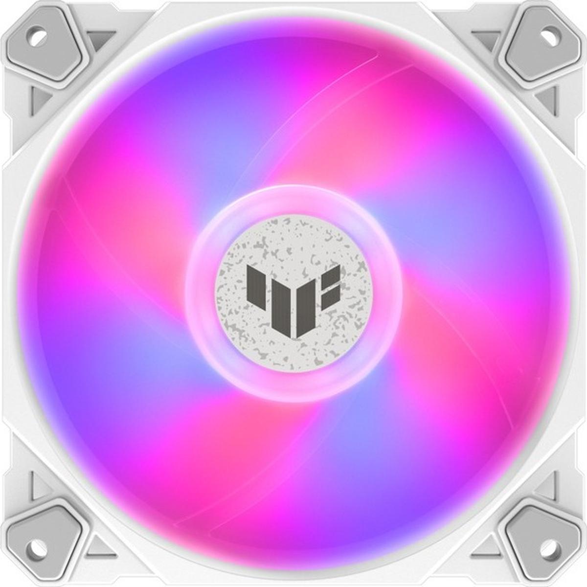 Asus TUF Gaming TF120 ARGB-Gehäuselüfter White Edition - Single Pack