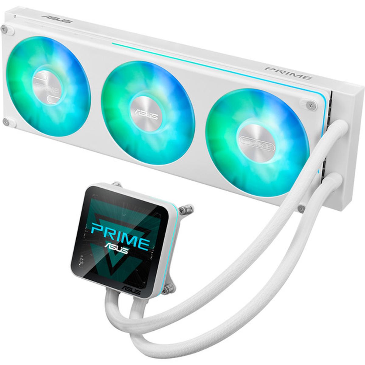 Asus Prime LC II 360 ARGB LCD White Edition 360mm AIO-Wasserkühlung weiß