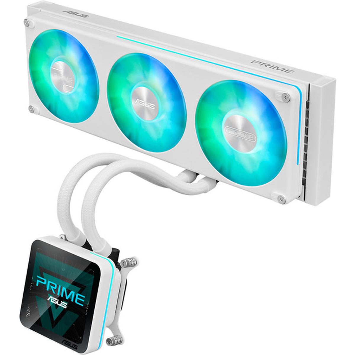 Asus Prime SLC II 360 ARGB LCD White Edition 360mm AIO-Wasserkühlung weiß