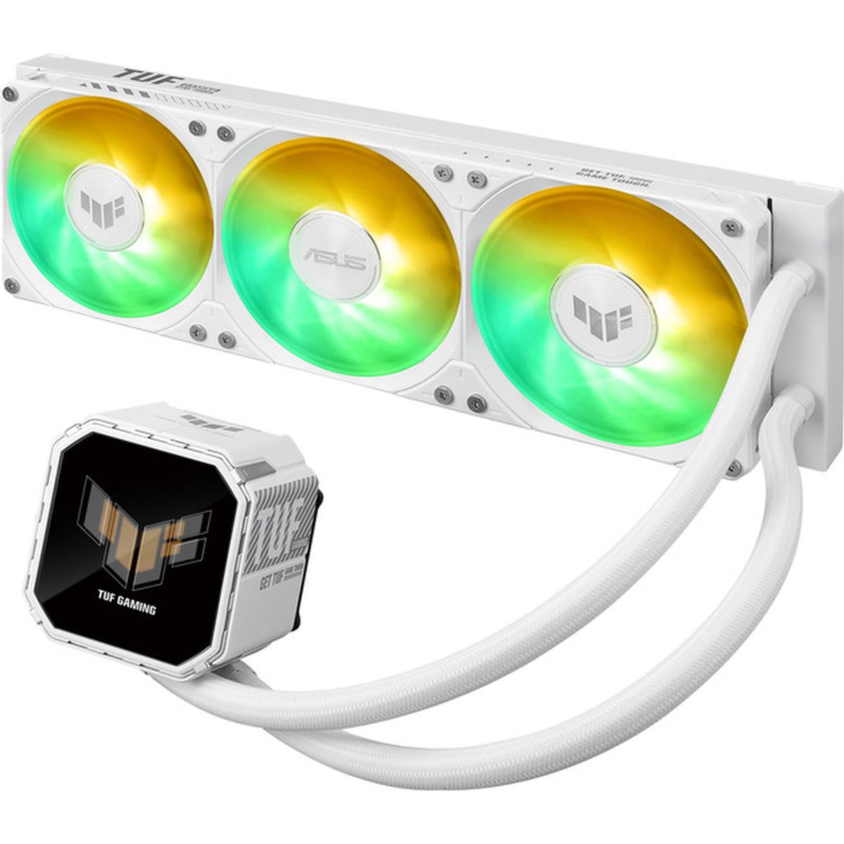 Asus TUF Gaming LC III 360 ARGB LCD White Edition 360mm AIO-Wasserkühlung weiß