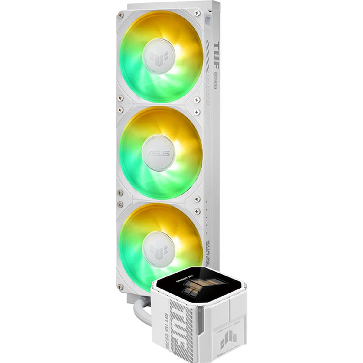 Asus TUF Gaming LC III 360 ARGB LCD White Edition 360mm AIO-Wasserkühlung weiß