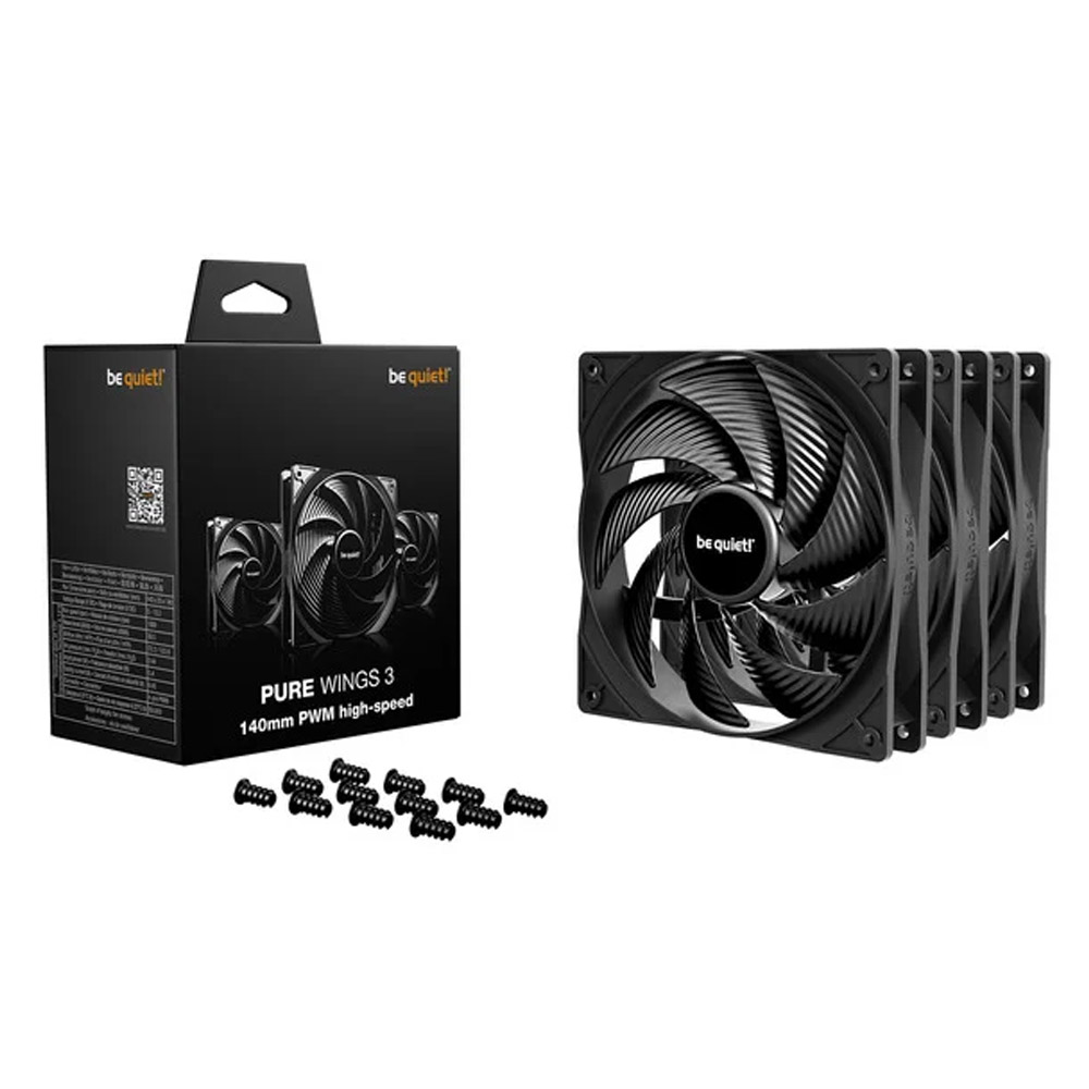 be quiet! Pure Wings 3 140mm PWM high-speed Lüfter 3er-Pack