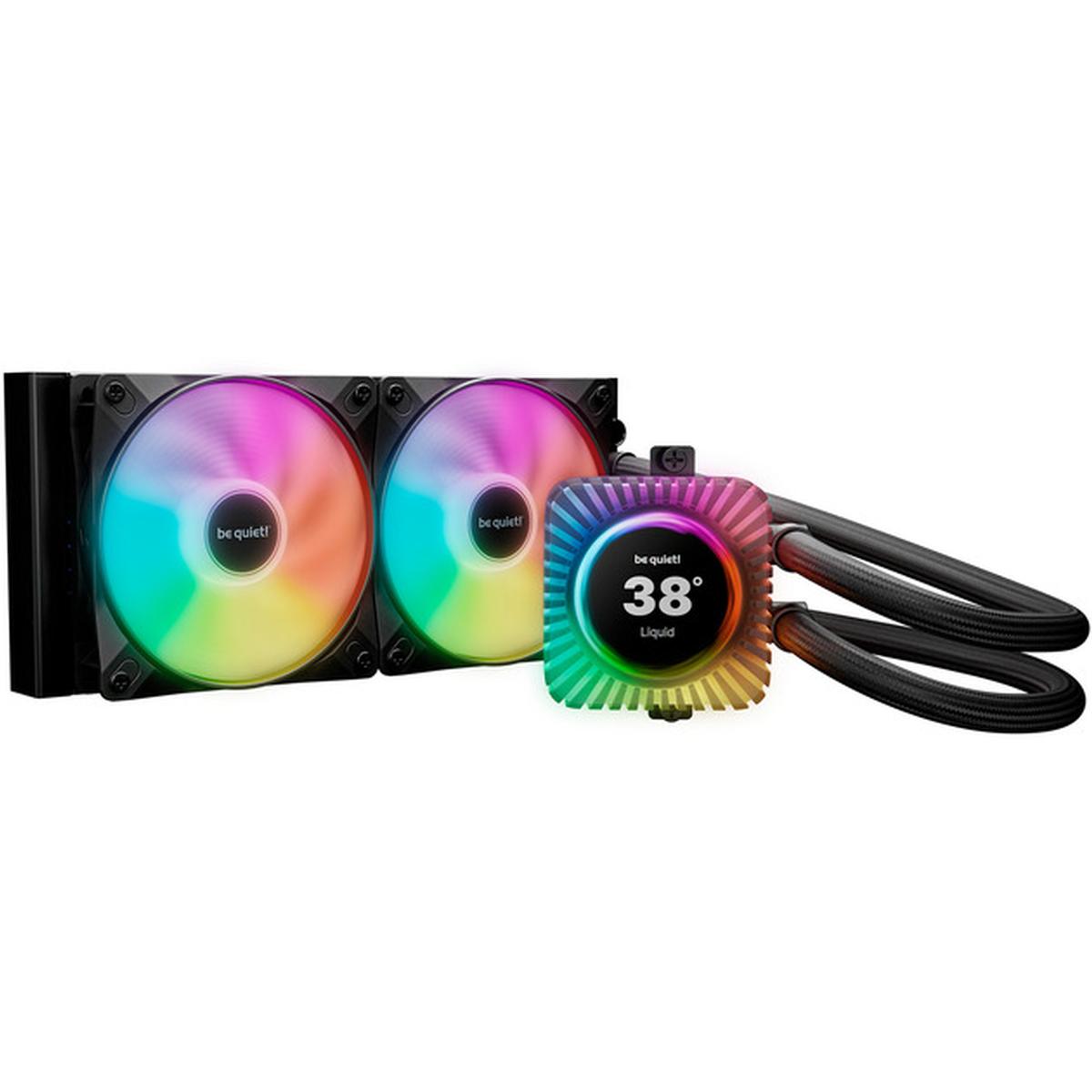 be quiet! Light Loop IO LCD 240mm CPU-Wasserkühlung schwarz