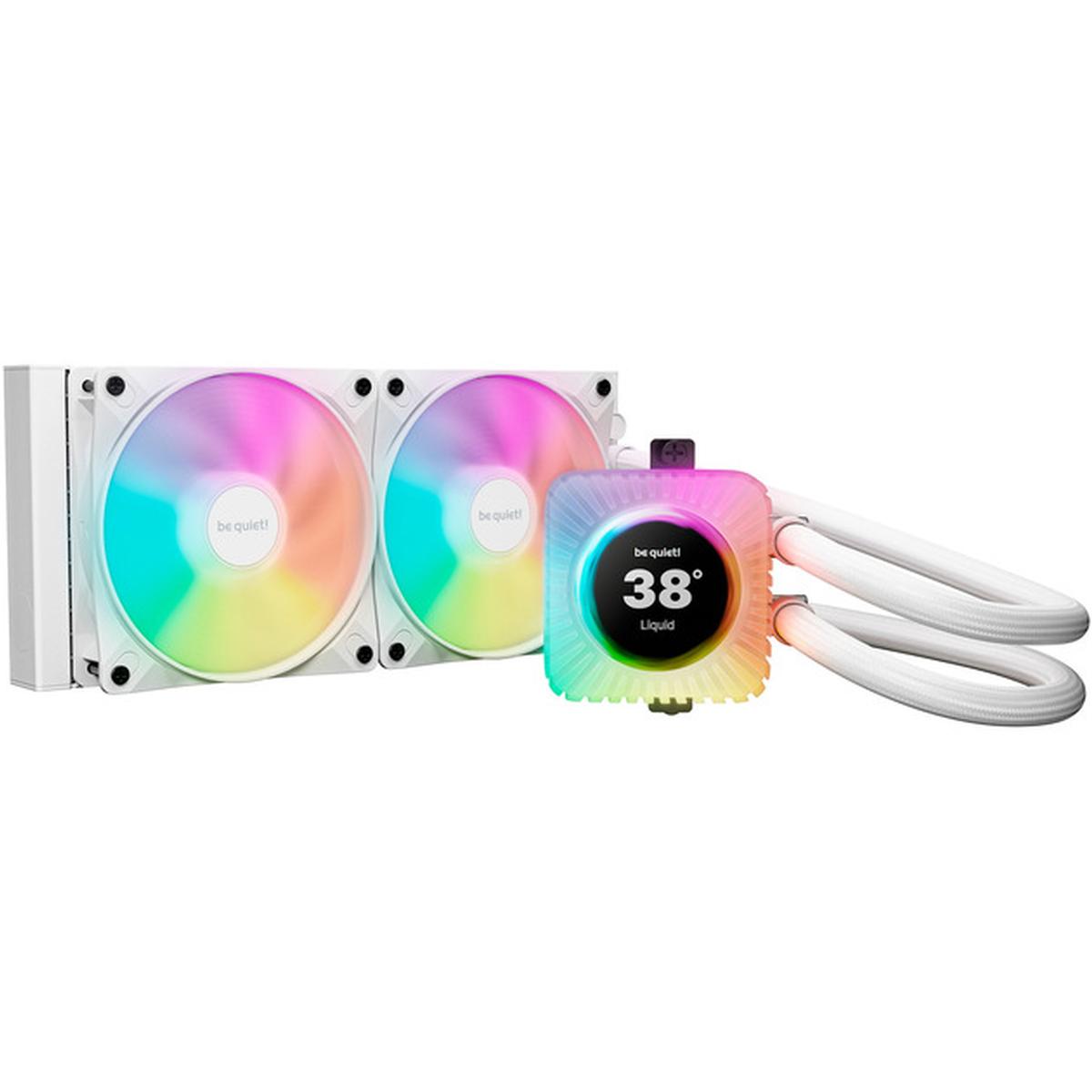 be quiet! Light Loop IO LCD 240mm CPU-Wasserkühlung weiß