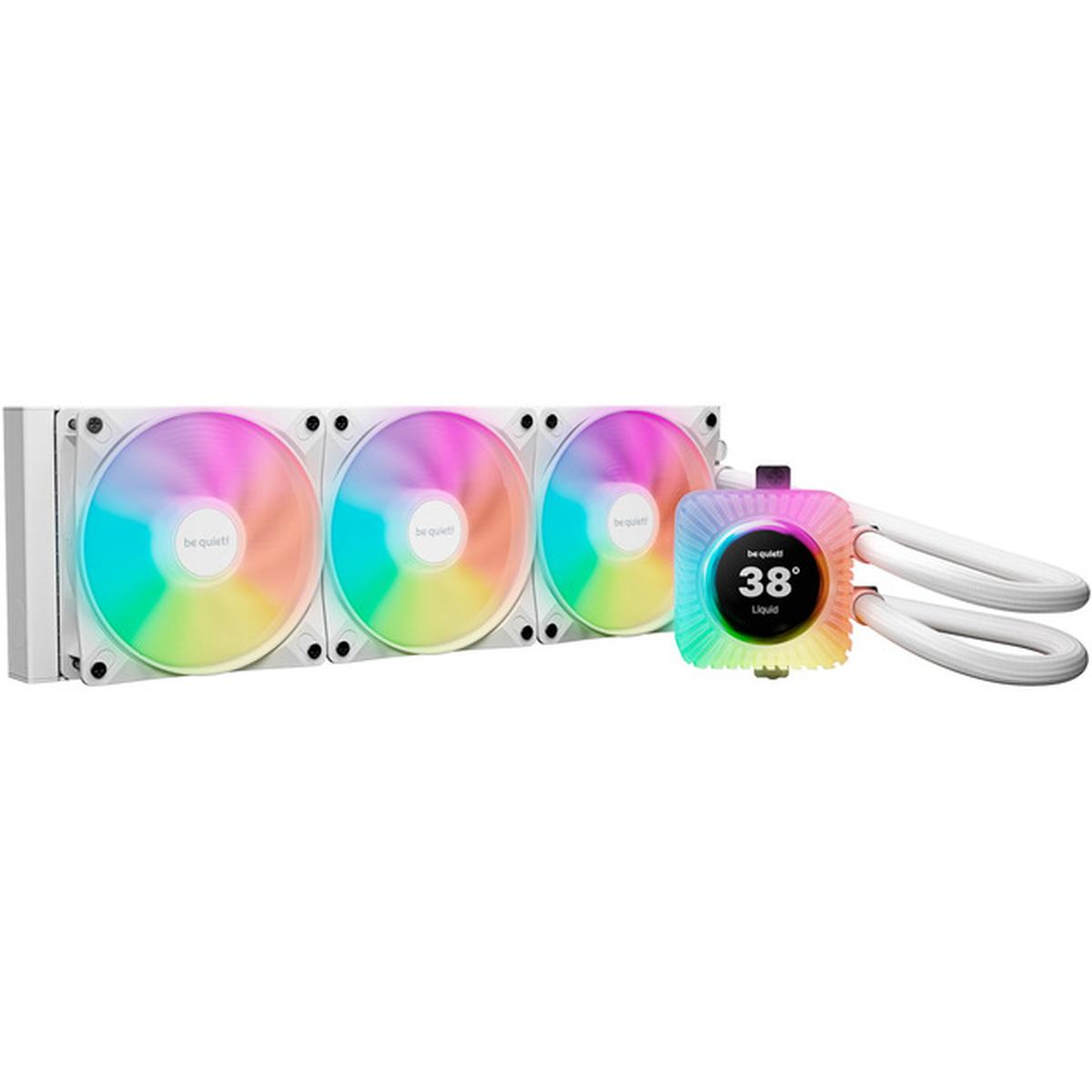be quiet! Light Loop IO LCD 360mm CPU-Wasserkühlung weiß