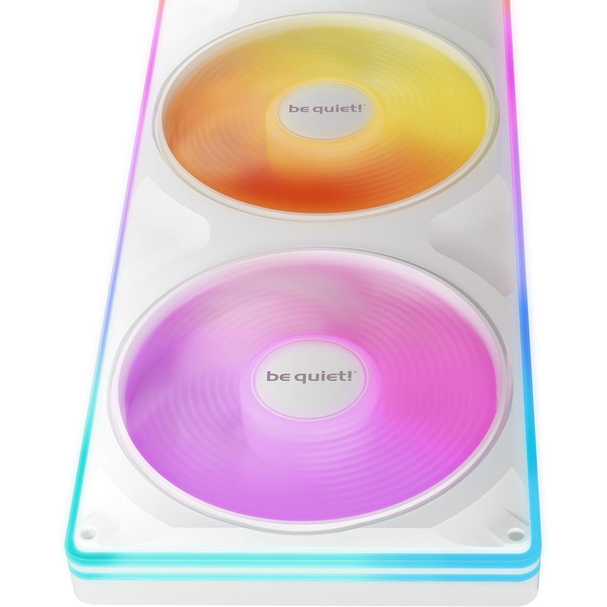 be quiet! Light Wings Pro IO 420mm Reverse Single Frame Lüfter weiß