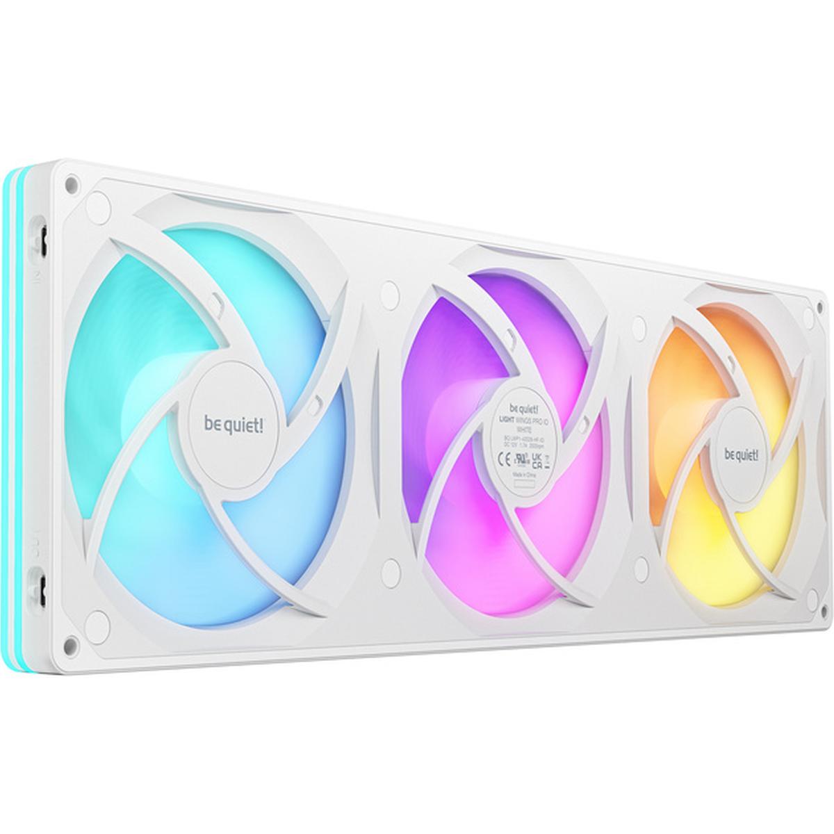 be quiet! Light Wings Pro IO 420mm Single Frame Lüfter weiß