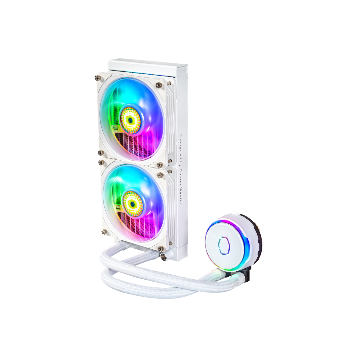 Cooler Master MasterLiquid PL240 Flux CPU-Wasserkühlung weiß