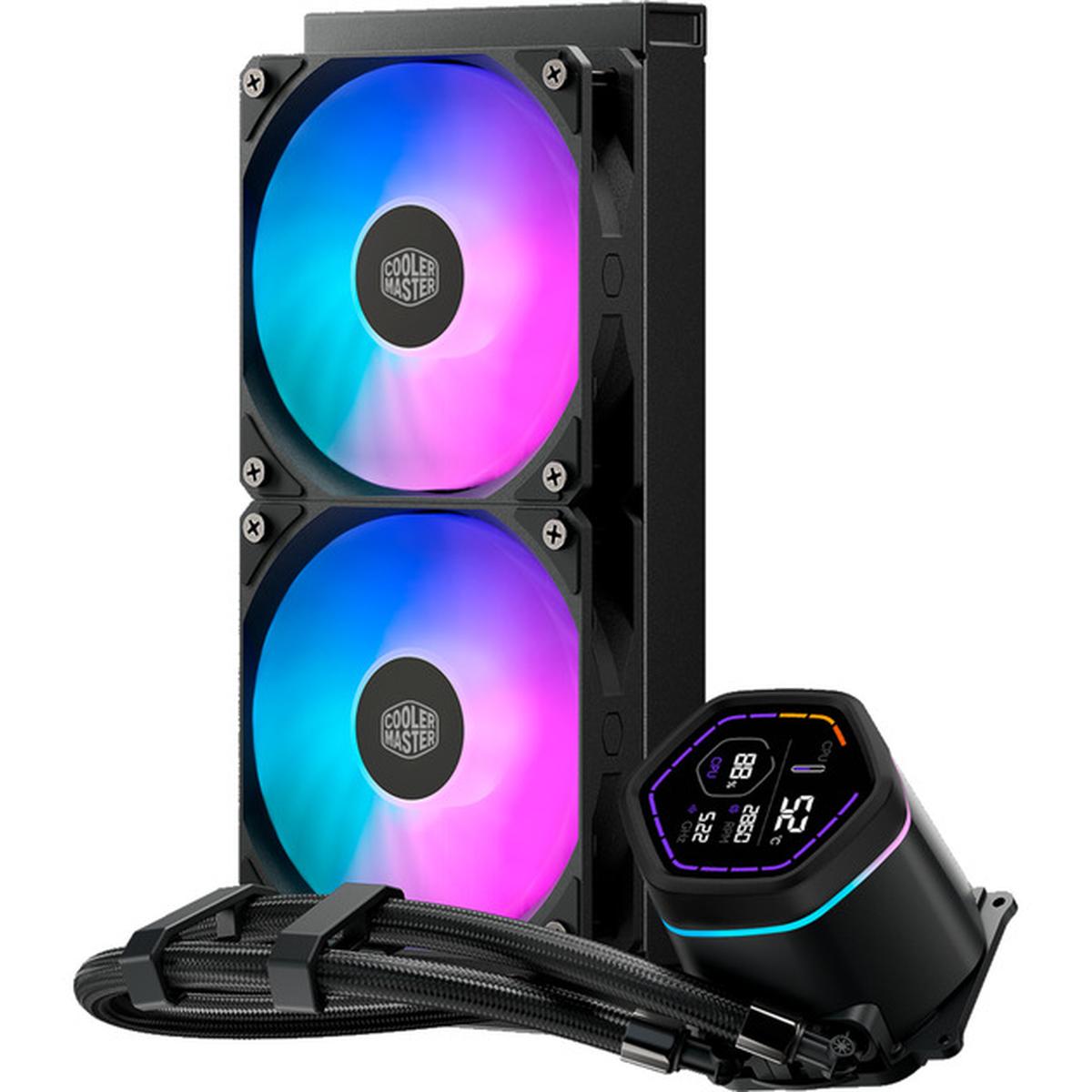 Cooler Master MasterLiquid Core Nex Digital 240 ARGB 240mm CPU-Wasserkühlung schwarz