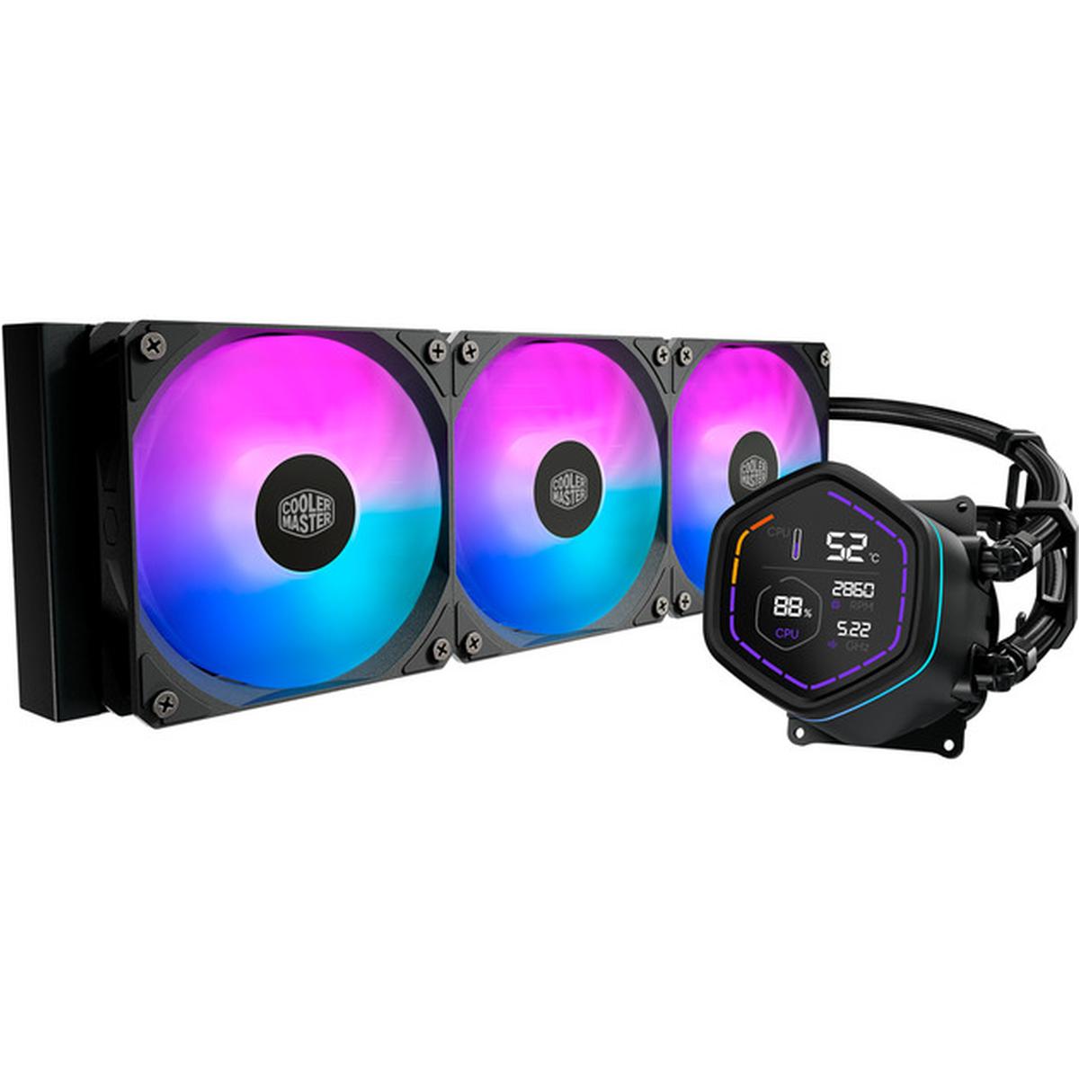 Cooler Master MasterLiquid Core Nex Digital 360 ARGB 360mm CPU-Wasserkühlung schwarz