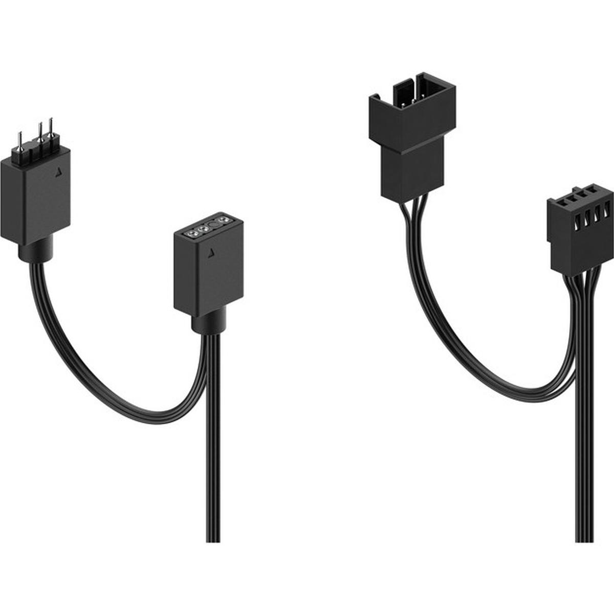 Fractal Design Aspect 14 RGB PWM 140mm Gehäuselüfter 3er-Pack schwarz