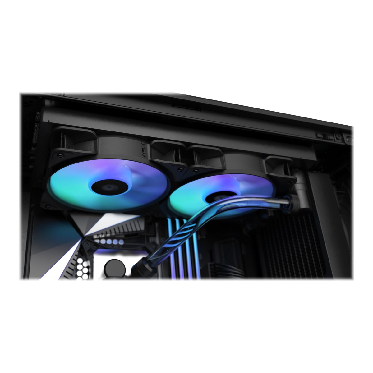 Fractal Design Aspect 12 RGB PWM 120mm Gehäuselüfter 3er-Pack schwarz