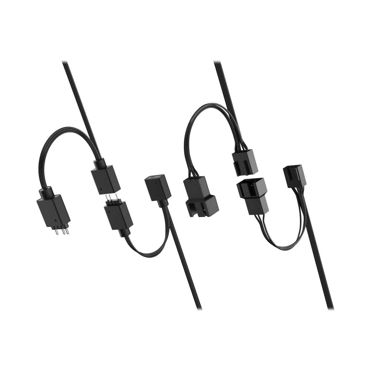 Fractal Design Aspect 12 RGB PWM 120mm Gehäuselüfter 3er-Pack schwarz