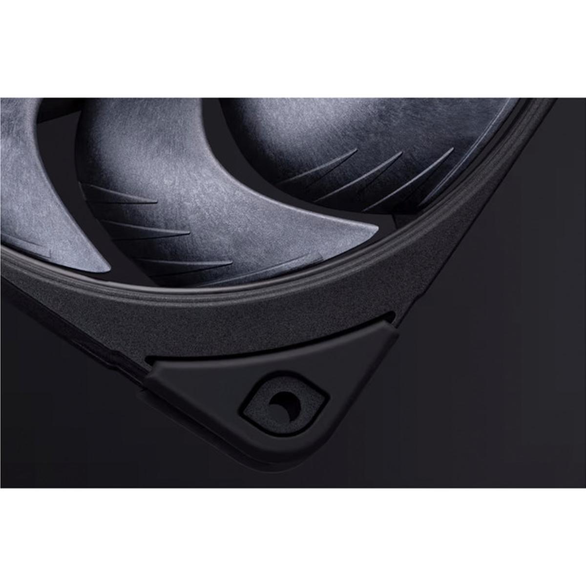 Noctua NF-A12x25 G2 PWM Sx2-PP chromax.black Doppellüfter-Set schwarz