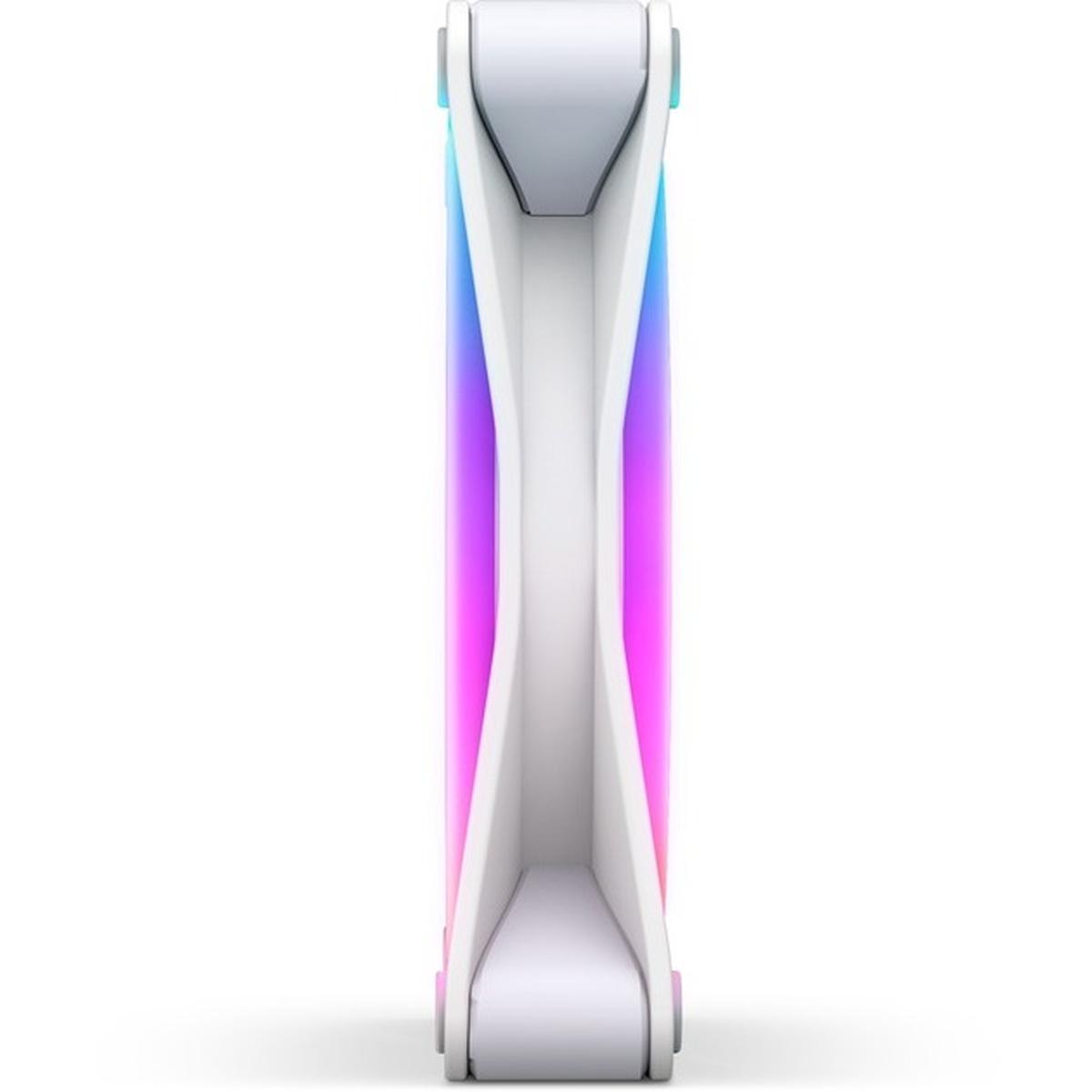 NZXT F120 RGB Duo 120mm doppelseitiger RGB-Lüfter weiß