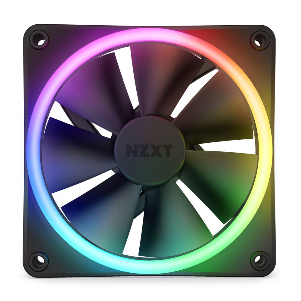 NZXT F140 RGB Duo 140mm doppelseitiger RGB-Lüfter schwarz (2. Wahl)
