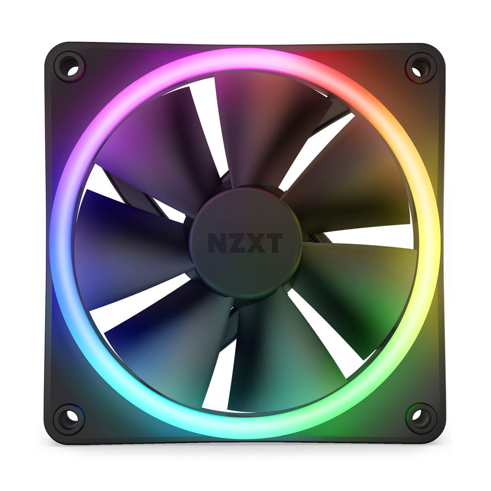 NZXT F140 RGB Duo Twin Pack 140mm RGB-Lüfter schwarz