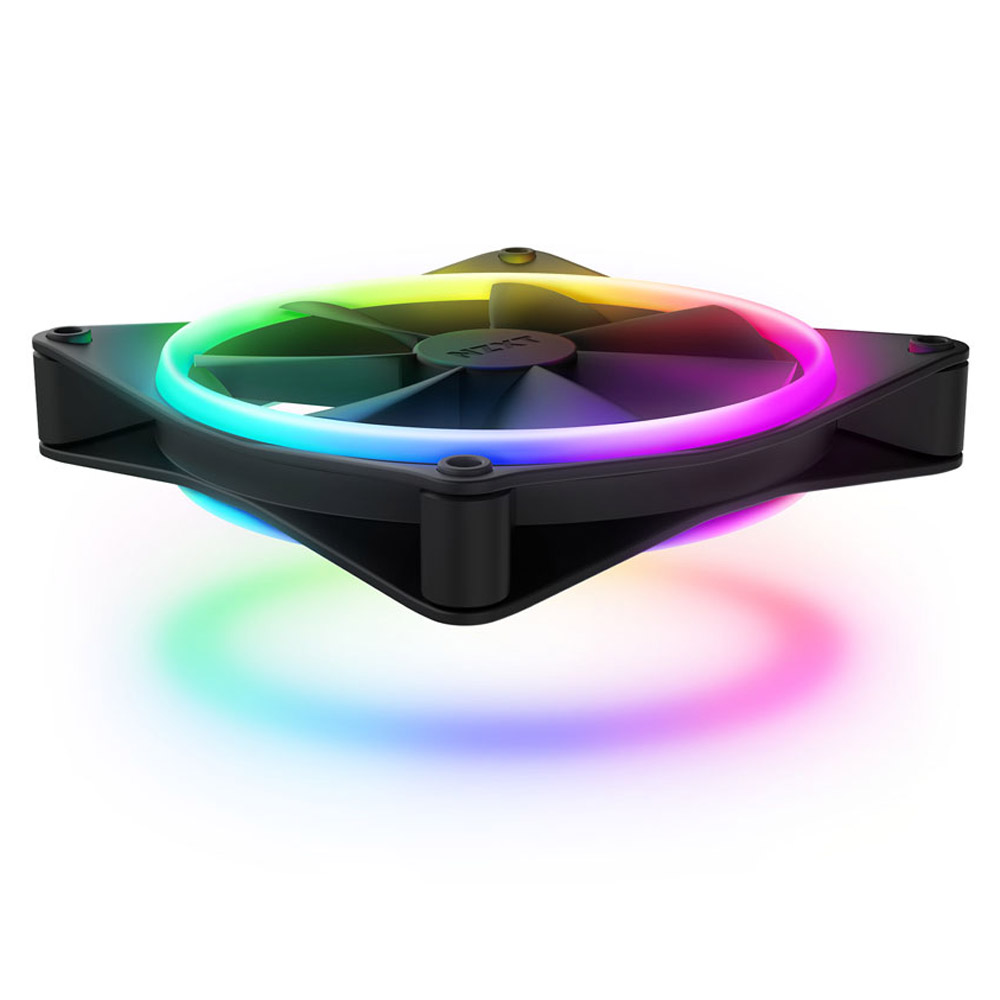 NZXT F140 RGB Duo Twin Pack 140mm RGB-Lüfter schwarz