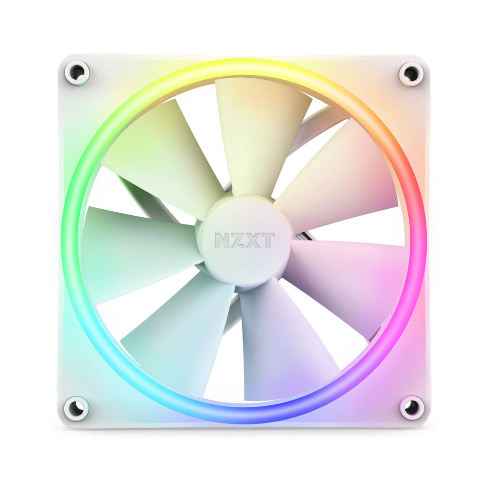 NZXT F140 RGB Duo Twin Pack 140mm RGB-Lüfter weiß