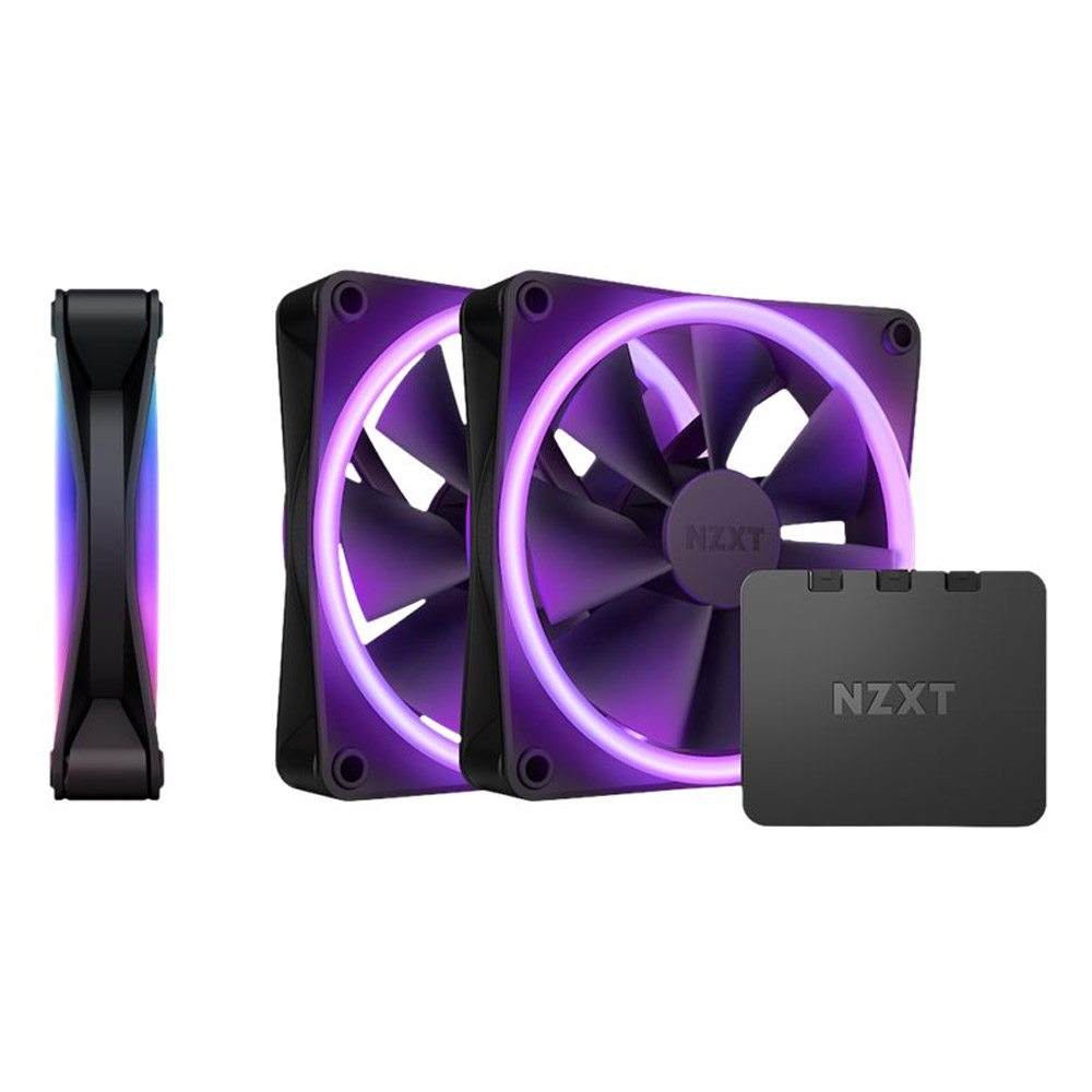NZXT F120 RGB Duo Triple Pack 120mm RGB-Lüfter schwarz