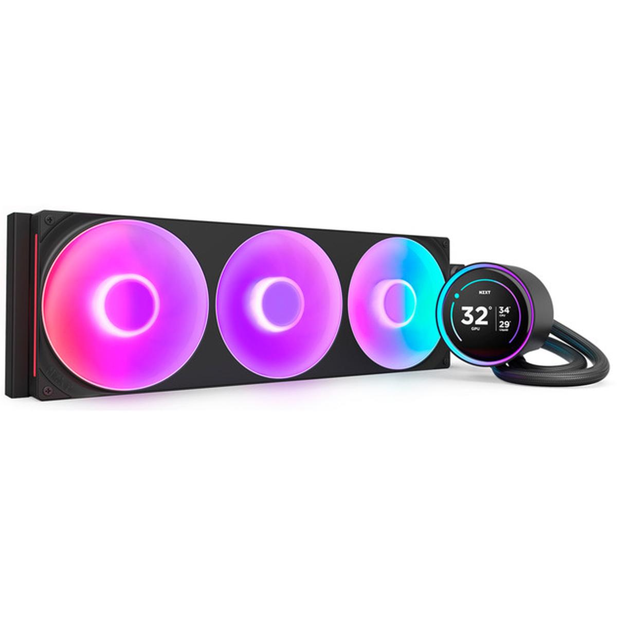 NZXT Kraken Elite 420 RGB (2025) All-in-One-Wasserkühlung schwarz