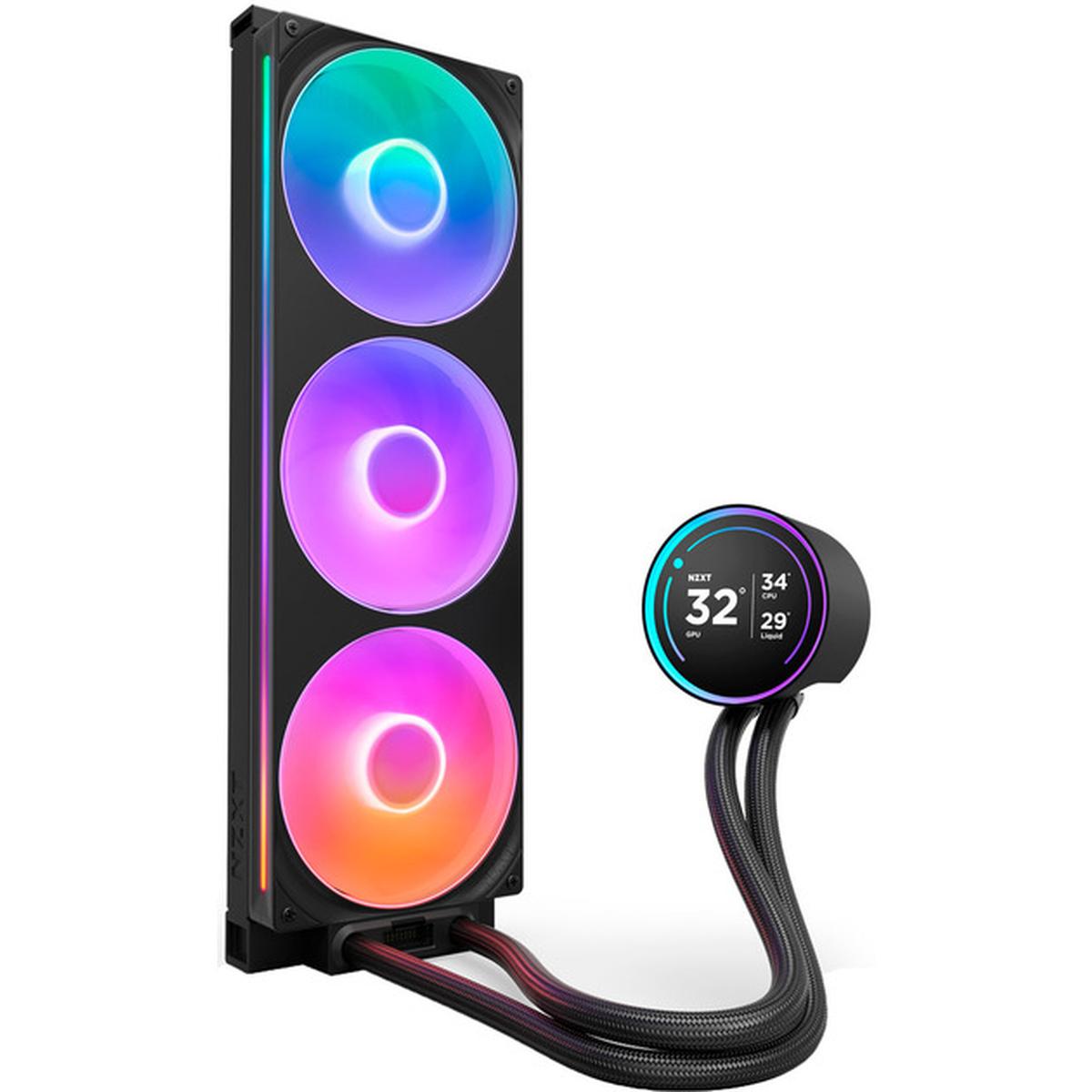 NZXT Kraken Elite 420 RGB (2025) All-in-One-Wasserkühlung schwarz