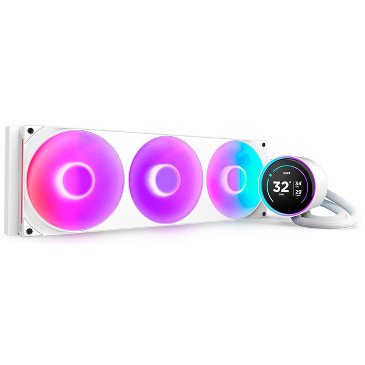 NZXT Kraken Elite 420 RGB (2025) All-in-One-Wasserkühlung weiß