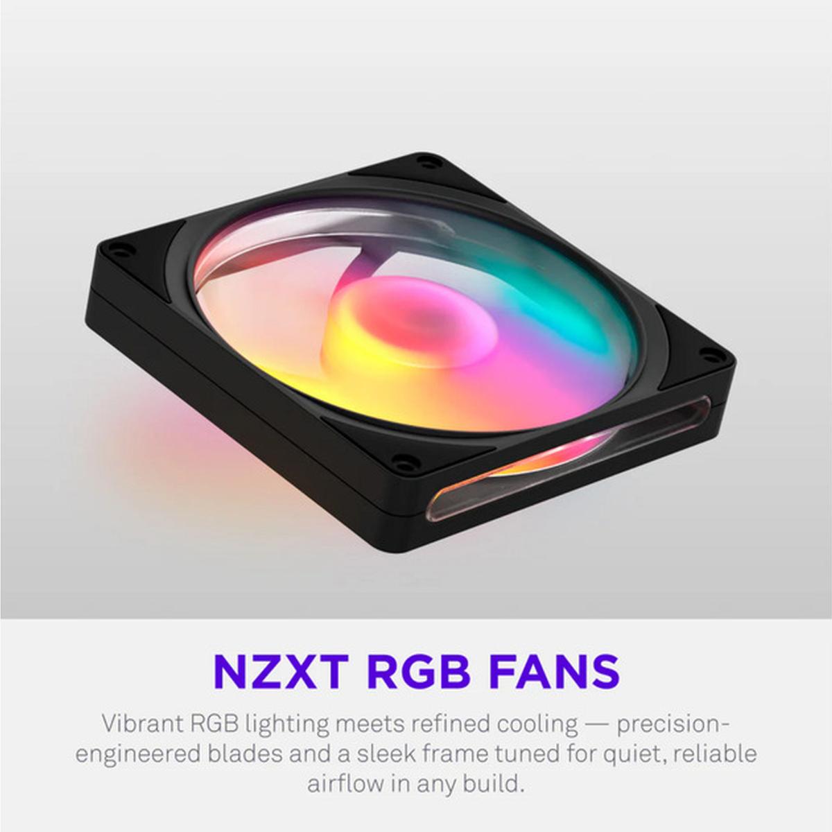 NZXT F140 RGB 140mm PWM Lüfter schwarz