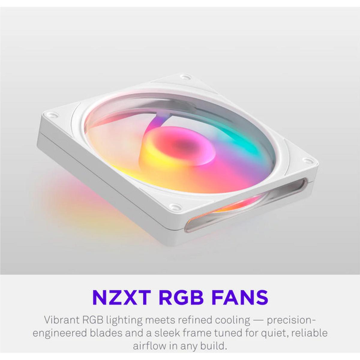 NZXT F140 RGB 140mm PWM Lüfter weiß