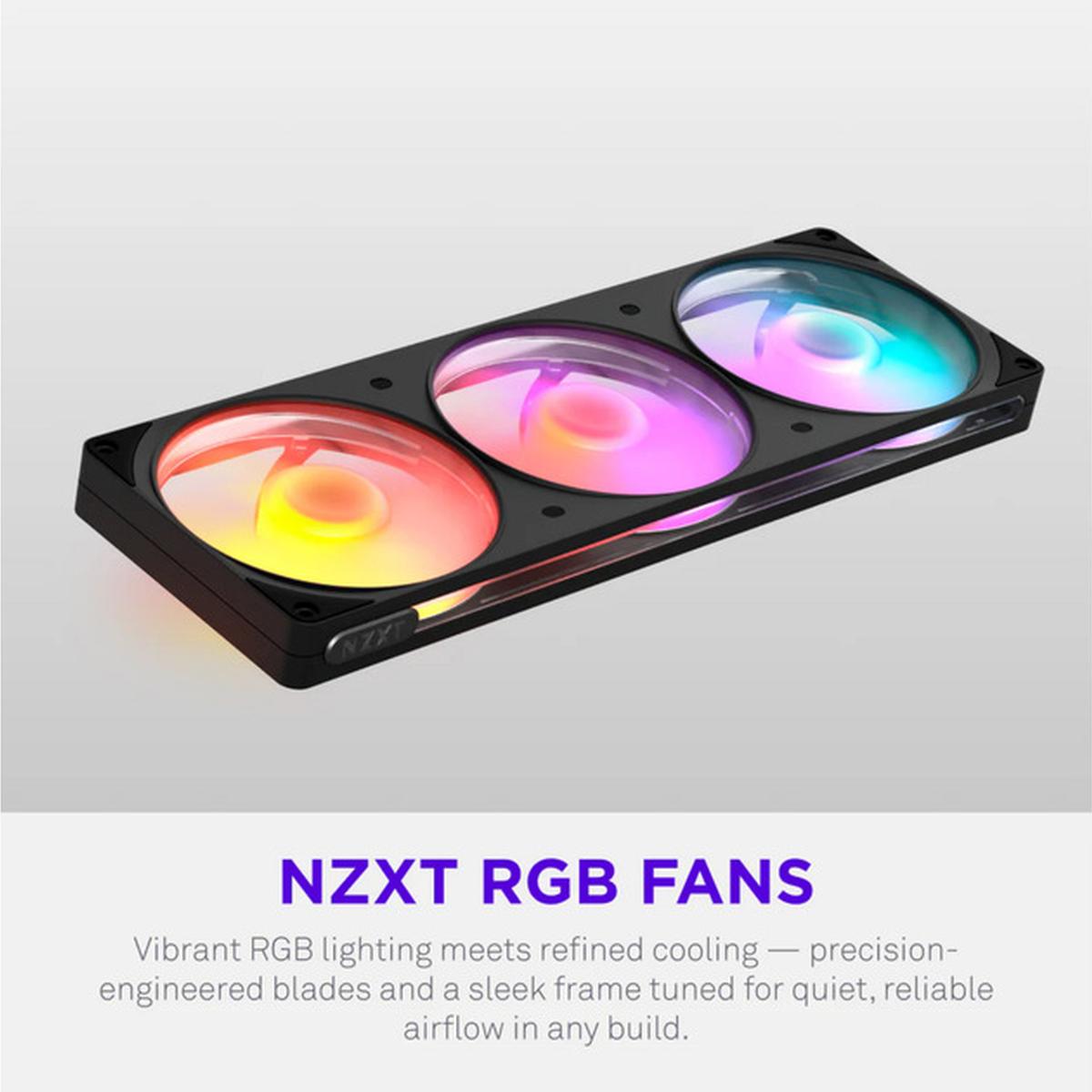 NZXT F360 RGB 3x 120mm PWM Lüfter schwarz