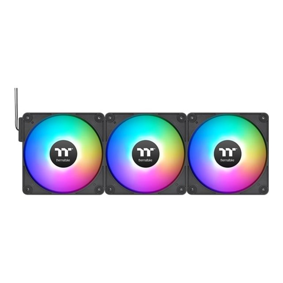 Thermaltake CT120 EX Reverse ARGB 120mm PWM Lüfter 3er-Pack schwarz