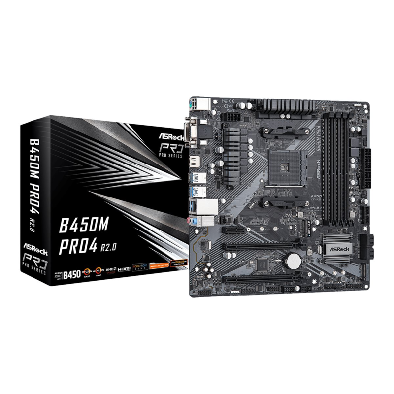 ASRock B450M PRO4 R2.0 Mainboard