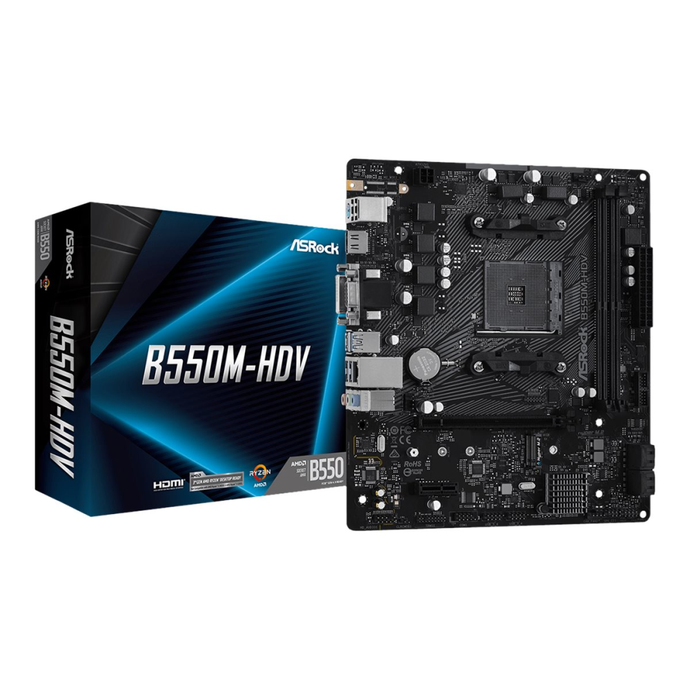 Asrock B550M-HDV Socket AM4 Micro ATX Mainboard
