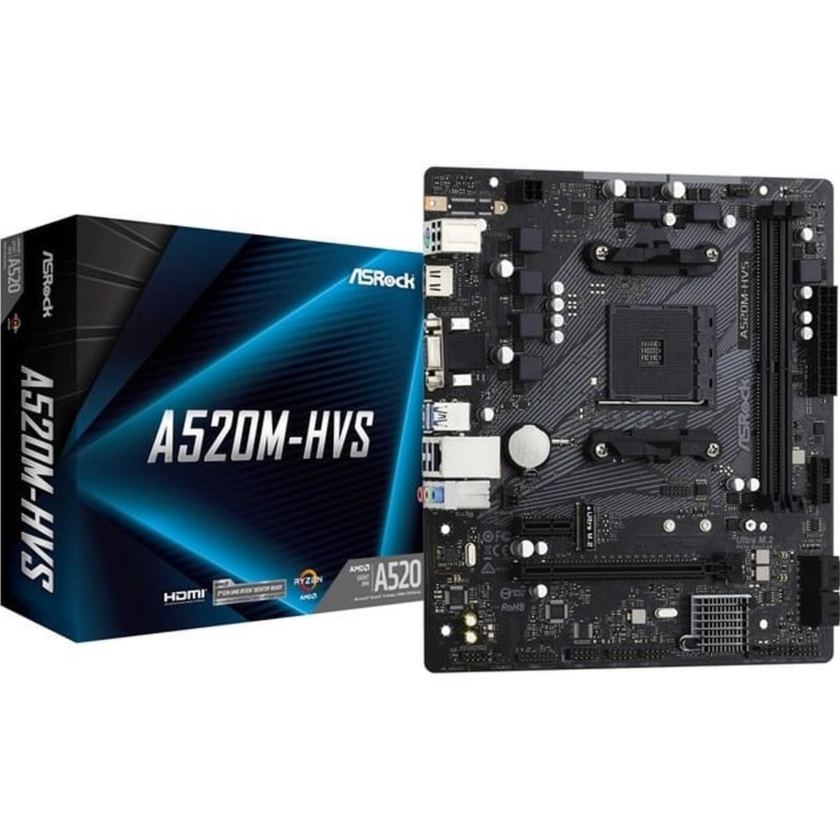 ASRock A520M-HVS Mainboard