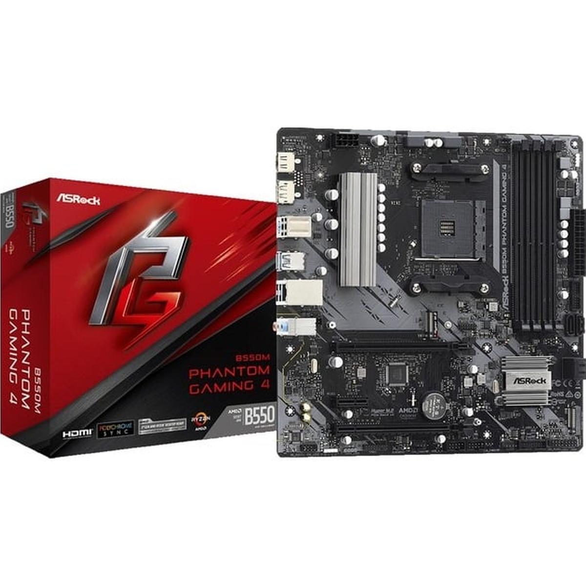 ASRock B550M Phantom Gaming 4 Mainboard