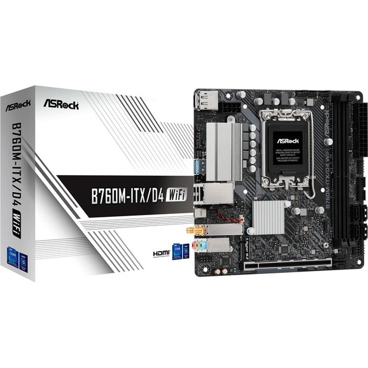 ASRock B760M-ITX/D4 WiFi Mainboard