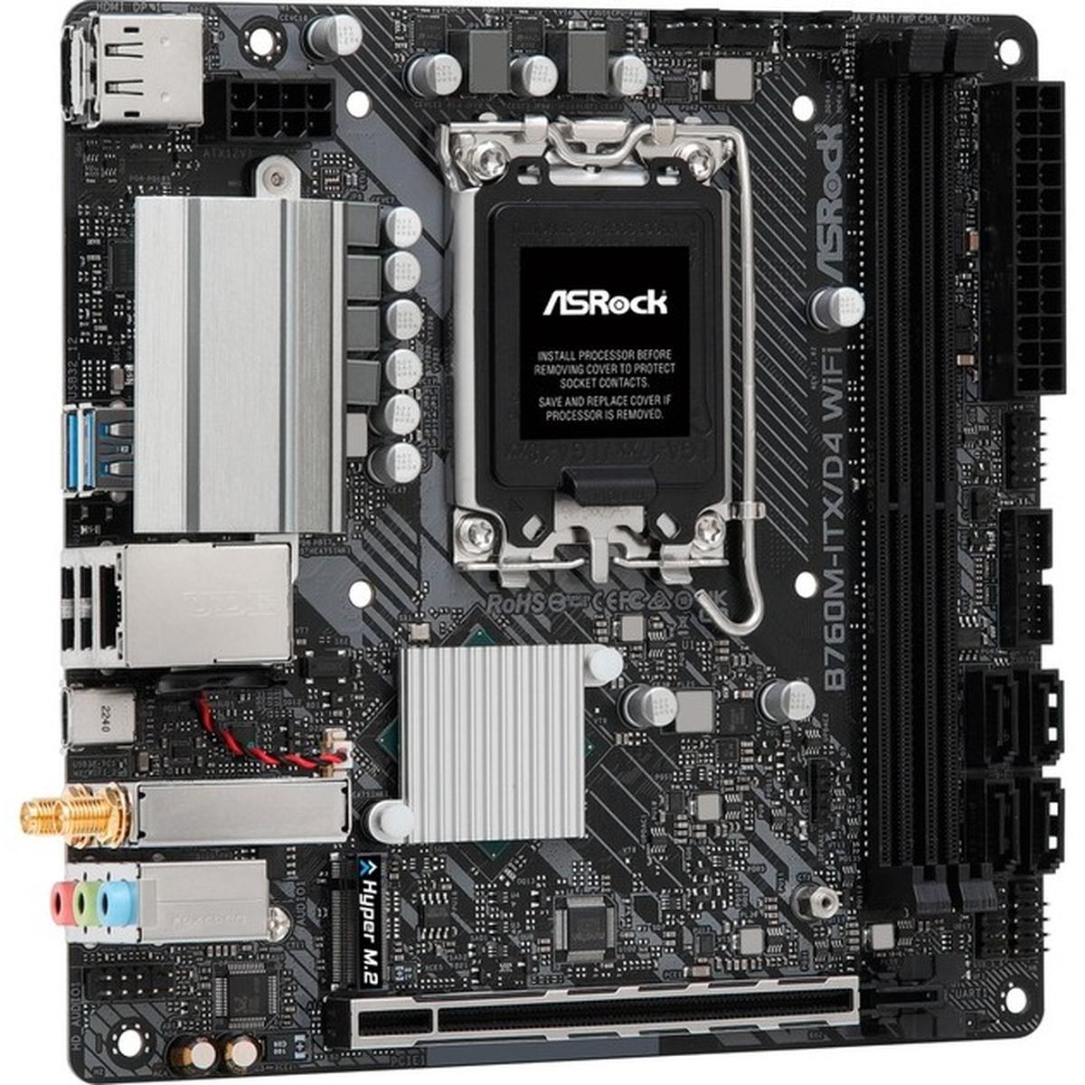 ASRock B760M-ITX/D4 WiFi Mainboard