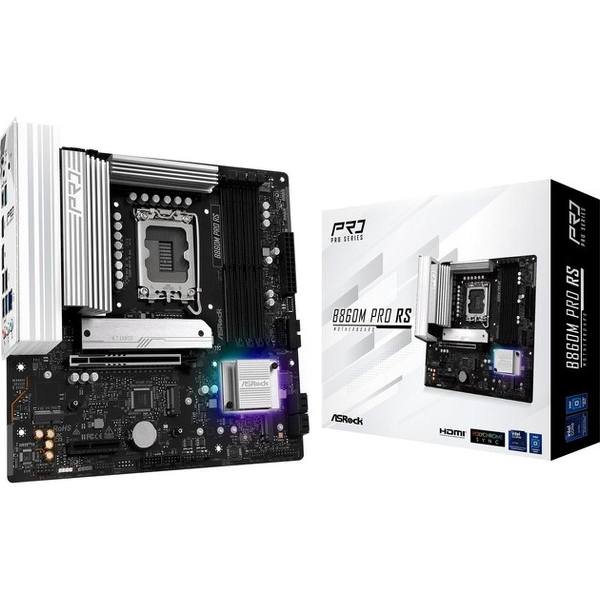 ASRock B860M Pro RS LGA1851 Micro-ATX Mainboard