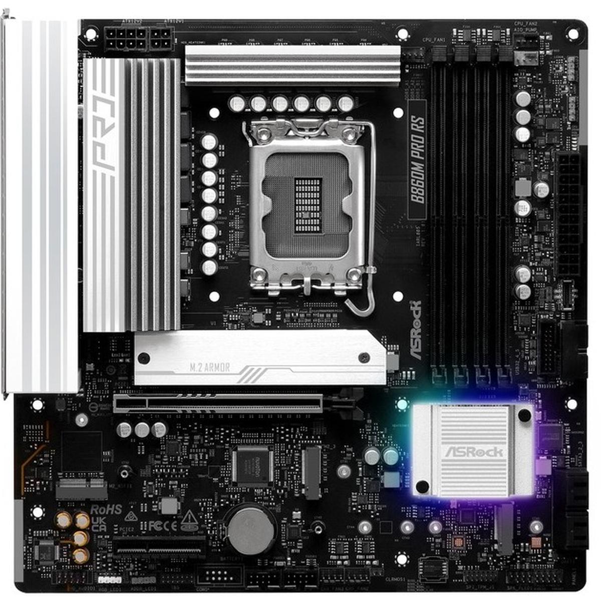 ASRock B860M Pro RS LGA1851 Micro-ATX Mainboard