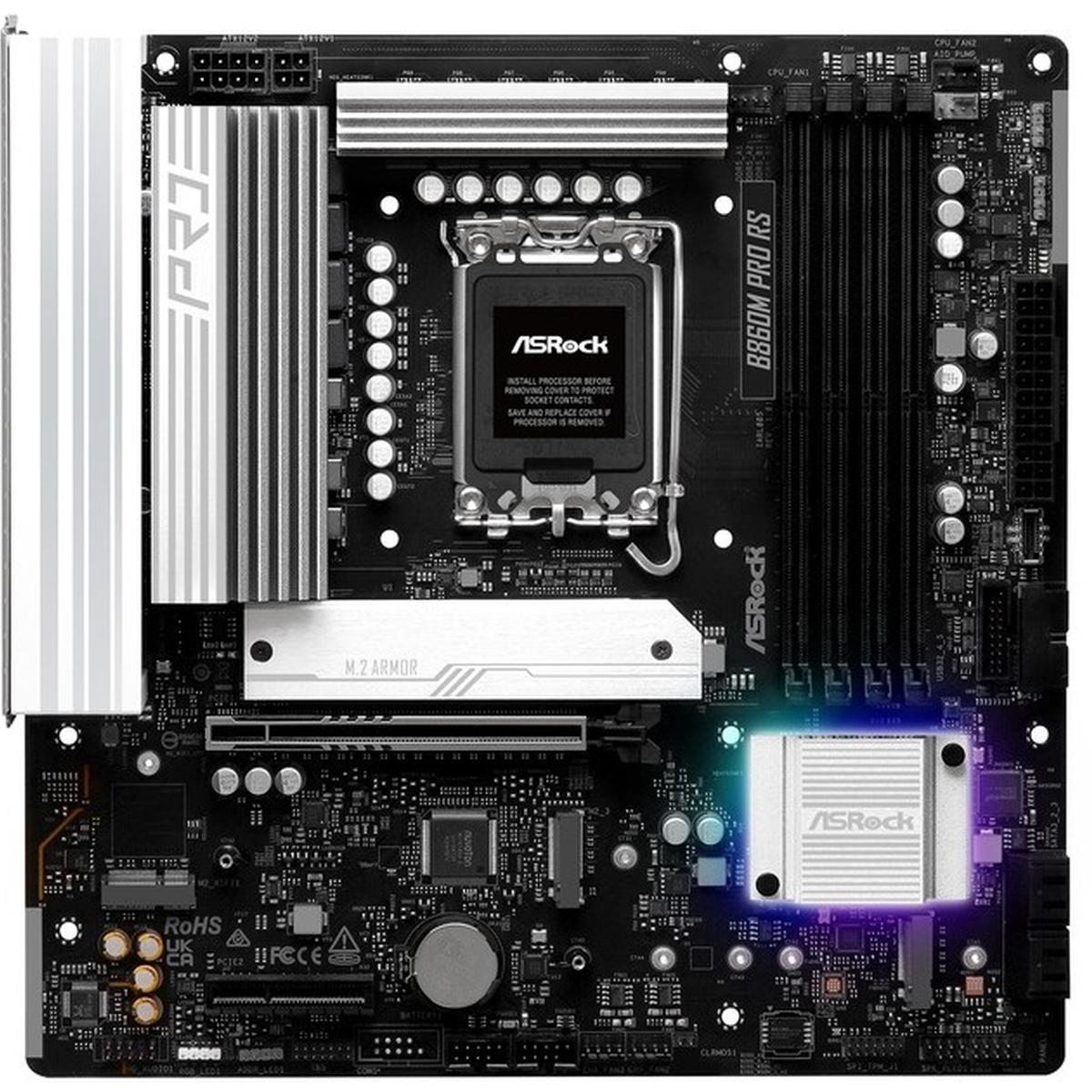ASRock B860M Pro RS LGA1851 Micro-ATX Mainboard