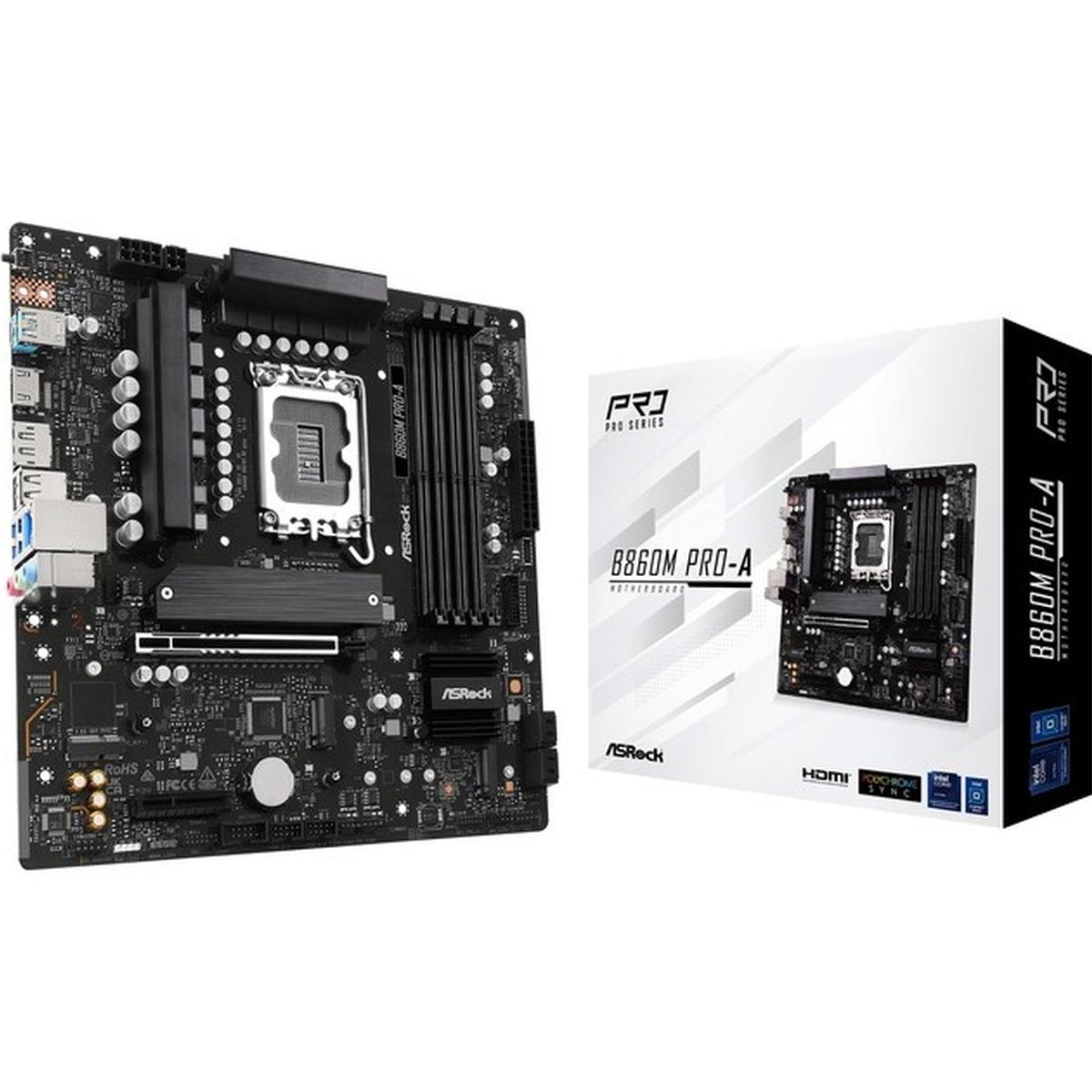 ASRock B860M Pro-A LGA1851 Micro-ATX Mainboard