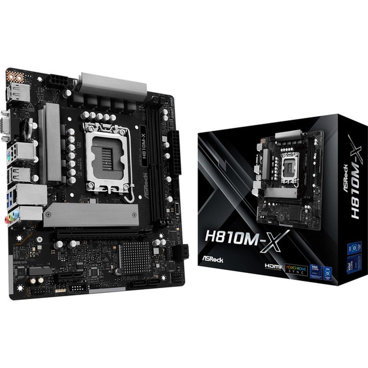 ASRock H810M-X LGA1851 Micro-ATX Mainboard
